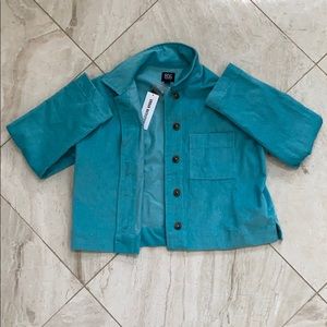 UO CORDUROY BUTTON DOWN SHIRT JACKET